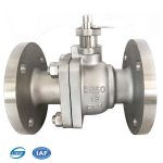 Floating 6 Inch stainless steel 2pc Manual flanged ss ball valve